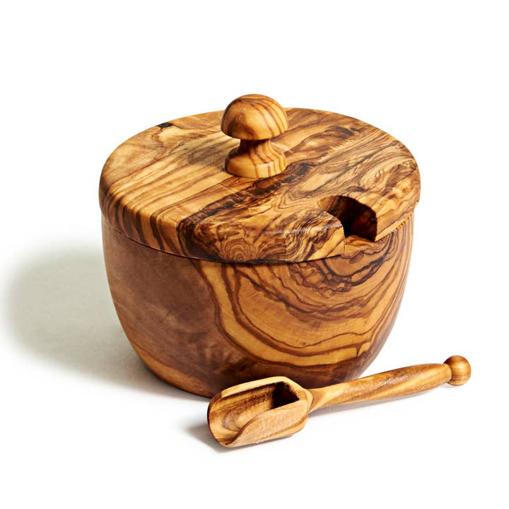 Natural OliveWood - Wholesale Bowl - Olive Wood Sugar Bowl1