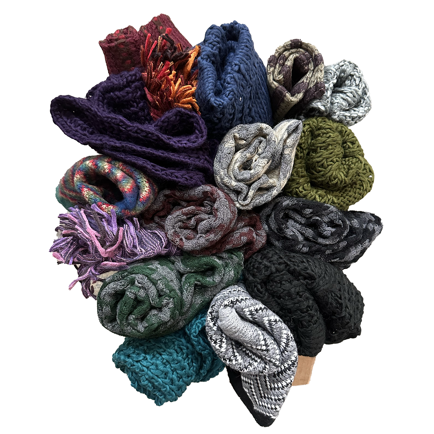 Chloe & Lex - Wholesale Scarf - Women's - Bundle of 50 Assorted Scarves- Final Sale - Wholesale Set4