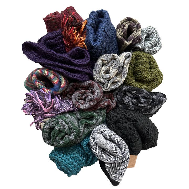 Chloe & Lex - Wholesale Scarf - Women's - Bundle of 50 Assorted Scarves- Final Sale - Wholesale Set4