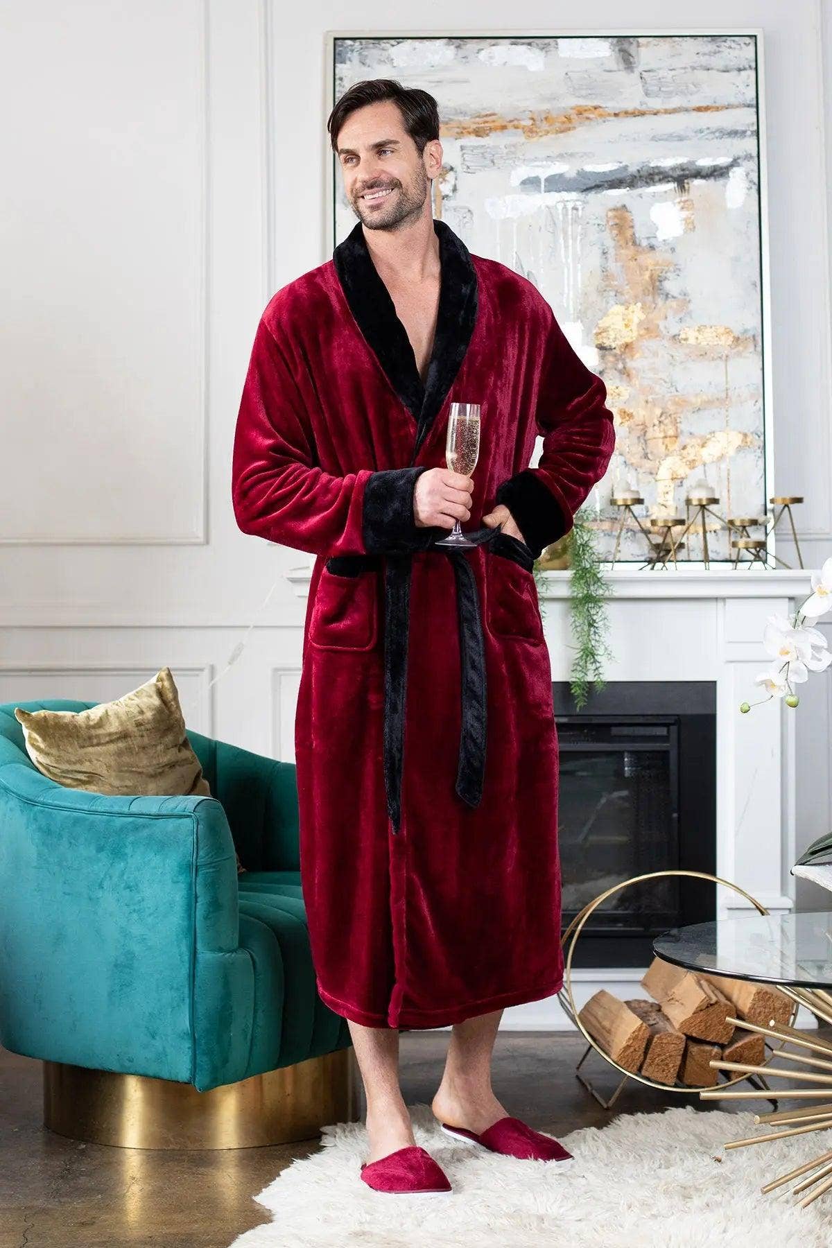 Lotus Linen - Wholesale Robe - Men's - Cozy Mens Plush Robes – Built for Comfort, Designed to Last18
