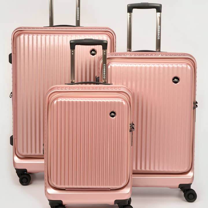 GABEE PRODUCTS - Wholesale Luggage - Canberra Expandable Front Opening Hardside 3 Piece Luggage Set4