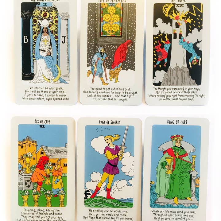 Laughing Cat Publishing – wholesale Tarot-kort – Young Witch tarotkortlek2