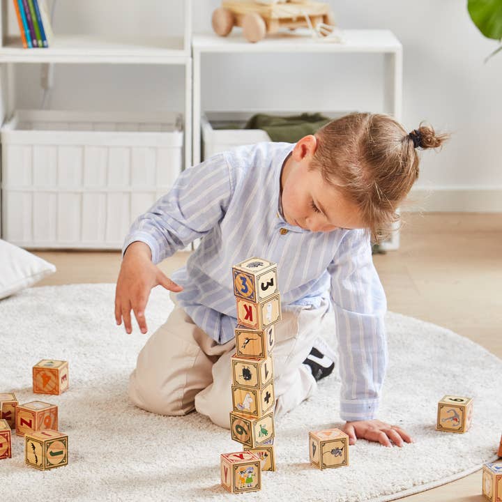 Barbo Toys – Engroshandel Klodser - Børn og baby – Mumi Træ Alfabetklodser