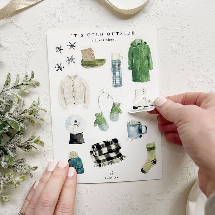 emily lex studio - Wholesale Sticker - christmas sticker sheets