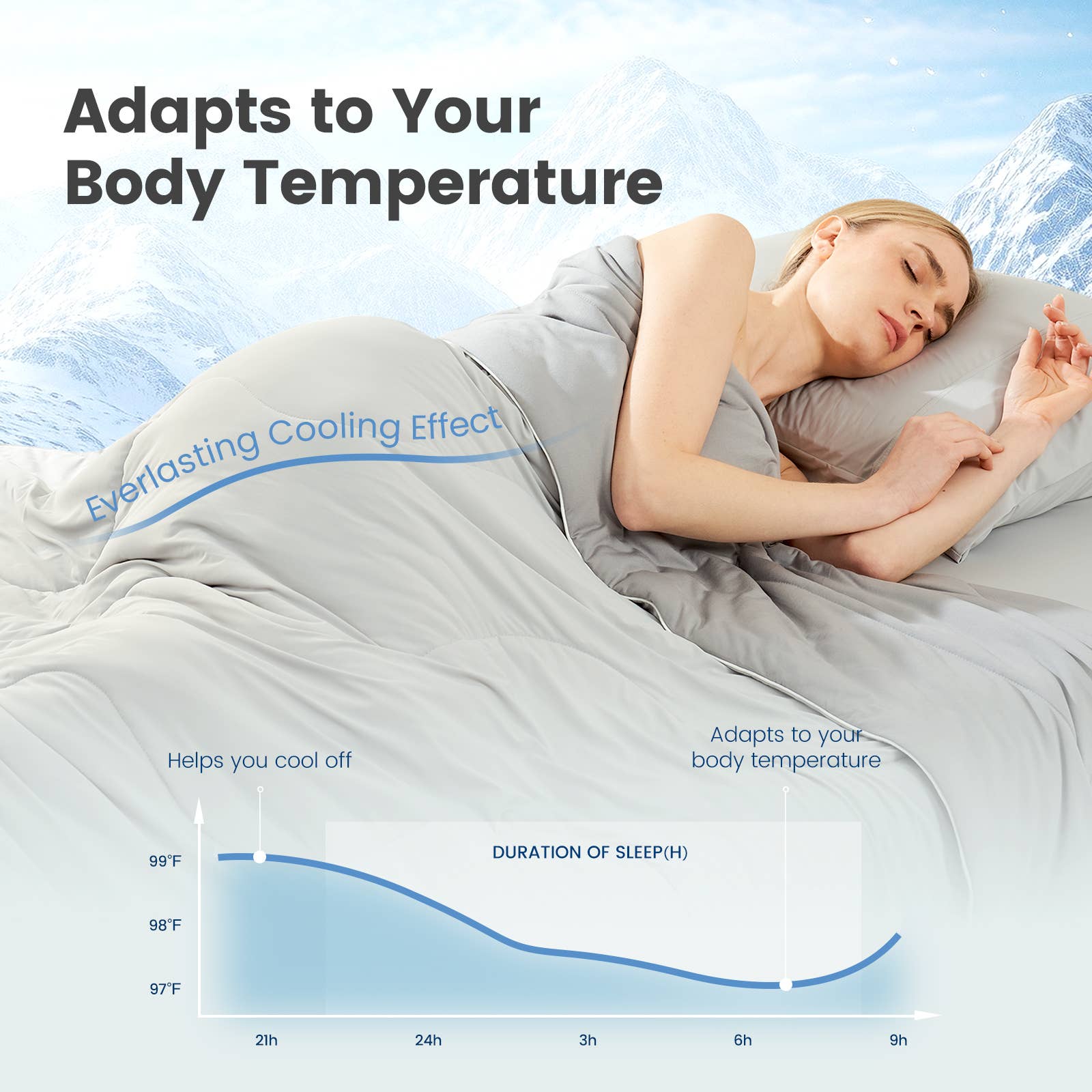 DreamValley - Wholesale Down Comforter - CB Reversible Breathable Lightweight Comforter11