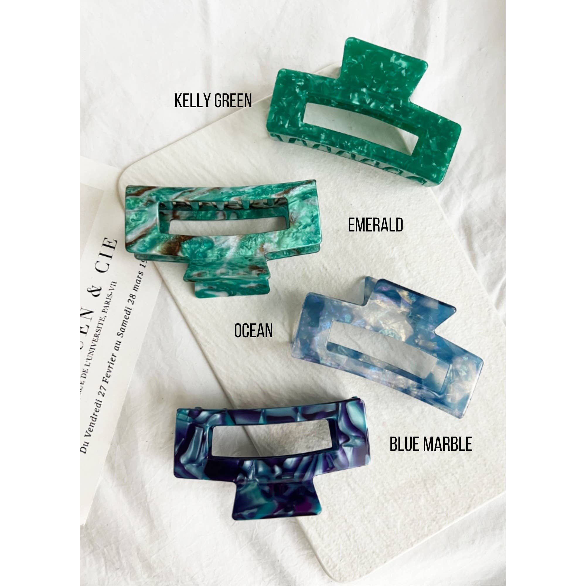 LoveLina - Wholesale Hair Clip - Women's - Jumbo 4-Inch Acetate Hair Claw - BETTY2