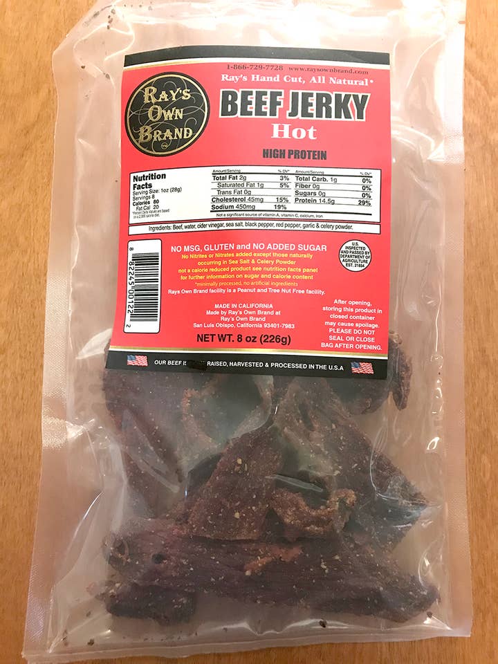 Ray's Own Brand Beef Jerky LG - Hot for wholesale by Ray's Own Brand