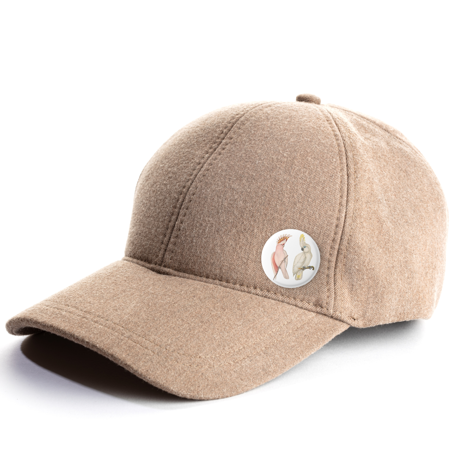 NatureCuts - Vente Épinglettes/boutons - Épinglette en forme de cacatoès, porte-clés en forme de cacatoès, aimant en forme de cacatoès7