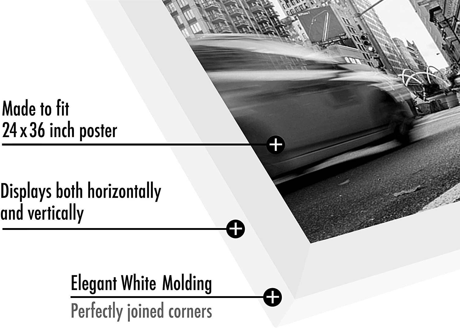 Americanflat - Wholesale Picture Frame - Americanflat Poster Frame with Wide Molding298