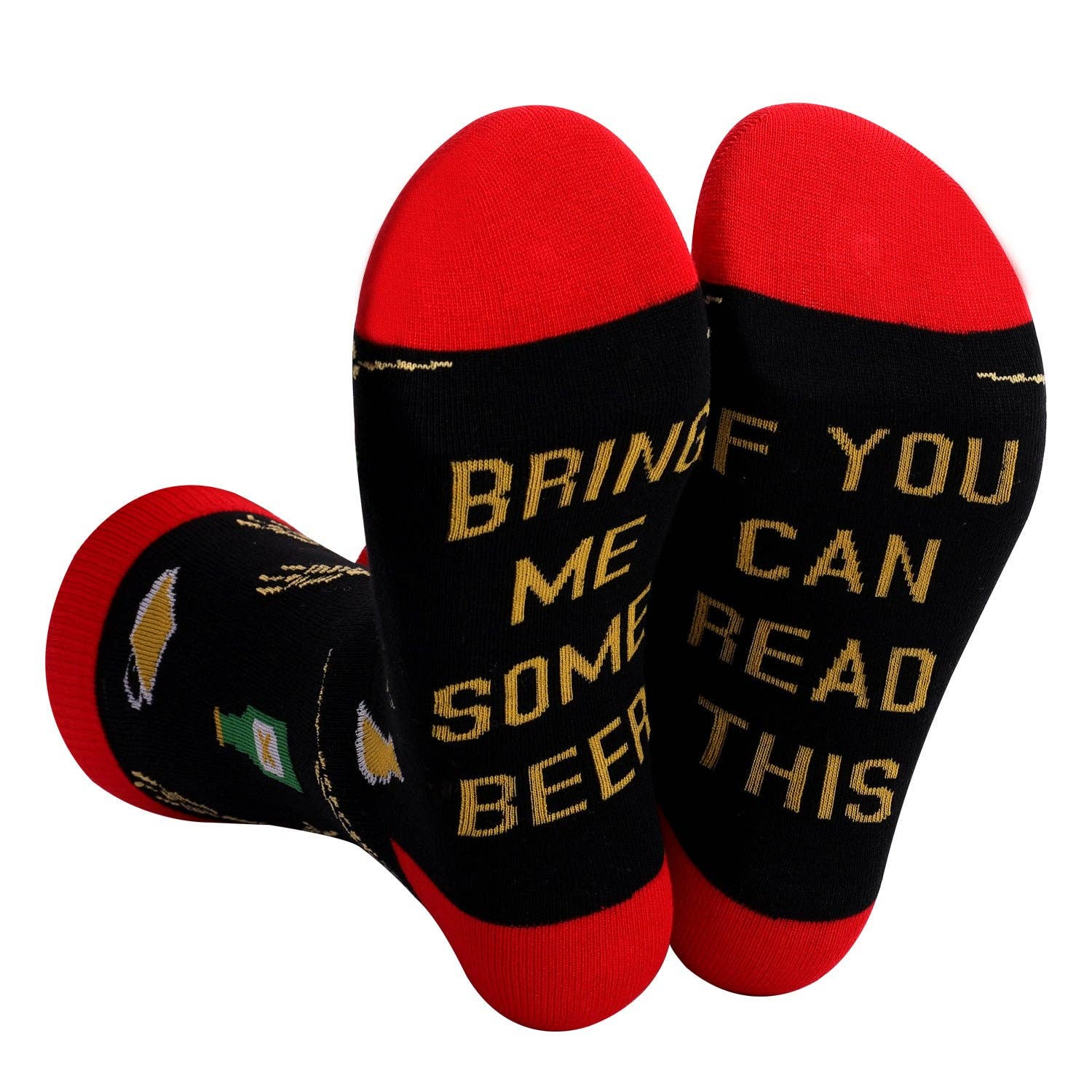 Funkyrel® Atzbranding Limited - Wholesale Socks - Unisex - Rufia - 4 Pairs IF YOU CAN READ THIS Funny Socks2