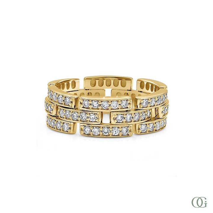 Funkelnder Mode-Labor-Diamantring (0,60 CTW) für den Großhandel von Orchid Gems Fine Jewelry