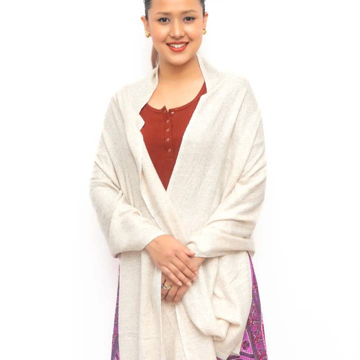 Local Women’s Handicrafts - Wholesale Scarf - Women's - Extra Soft Wool Shawl47