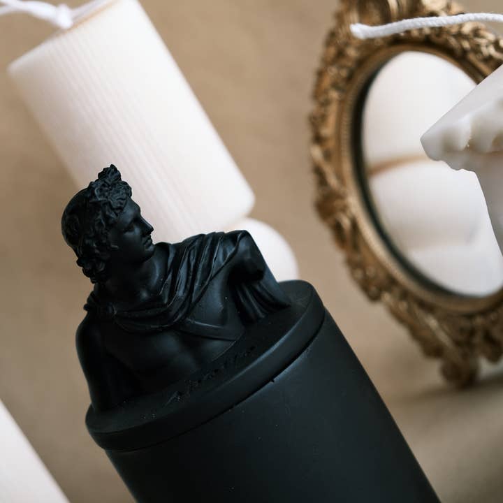 ECLAT DE L'AUBE - Vente Bougie en bocal - Bougie parfumée en bocal - Apollo sculpture2