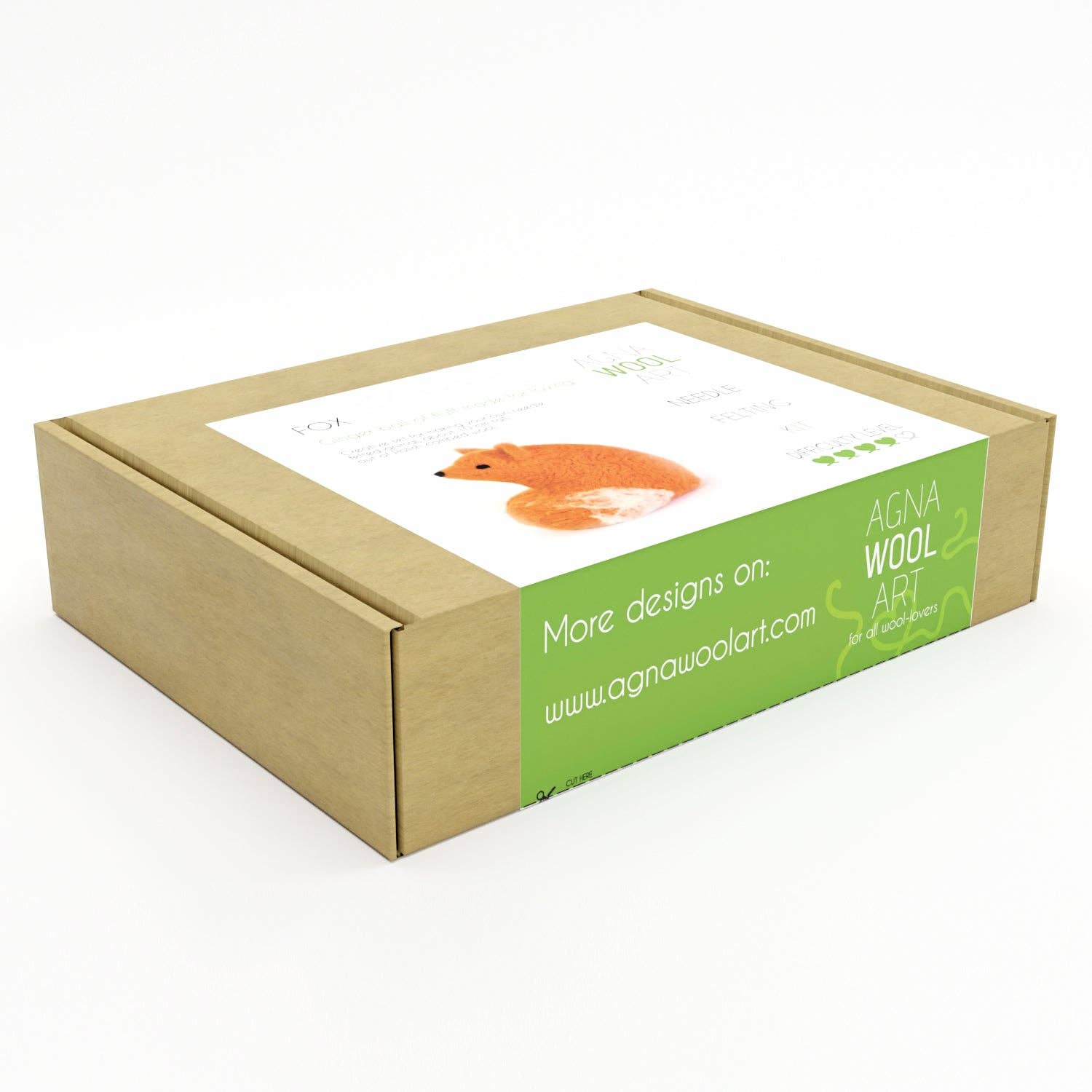 Benzie Design - Wholesale DIY Craft Kit - Fox, Needle Felting Kit10