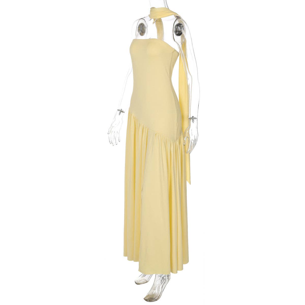 Marayn - Wholesale Dress - Women's - 2025 NEW Elegant Strapless Dress European Style Chic  Sexy33