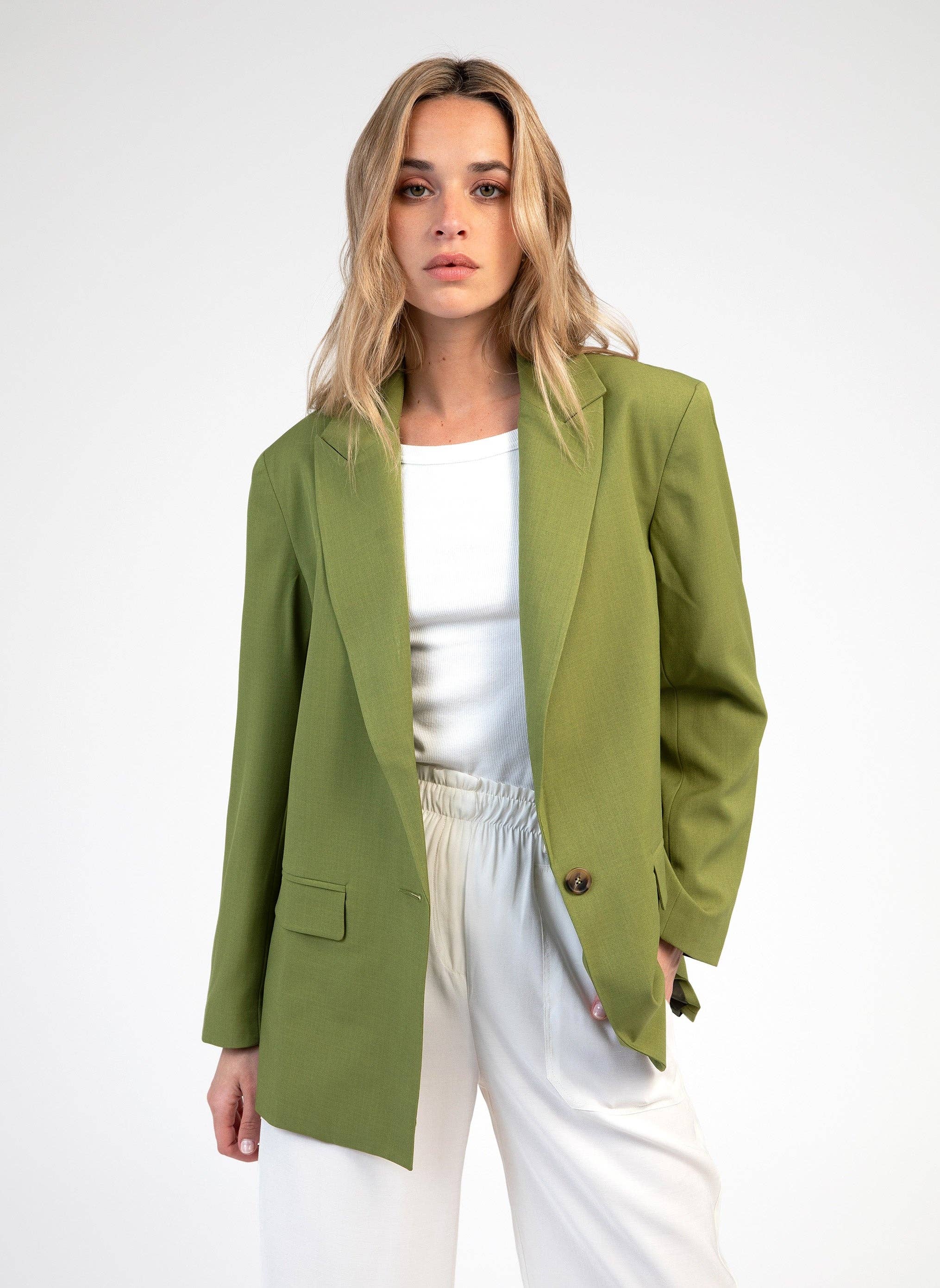 An'ge - Wholesale Blazer - Women's - ZOELIE kiwi JACKET1