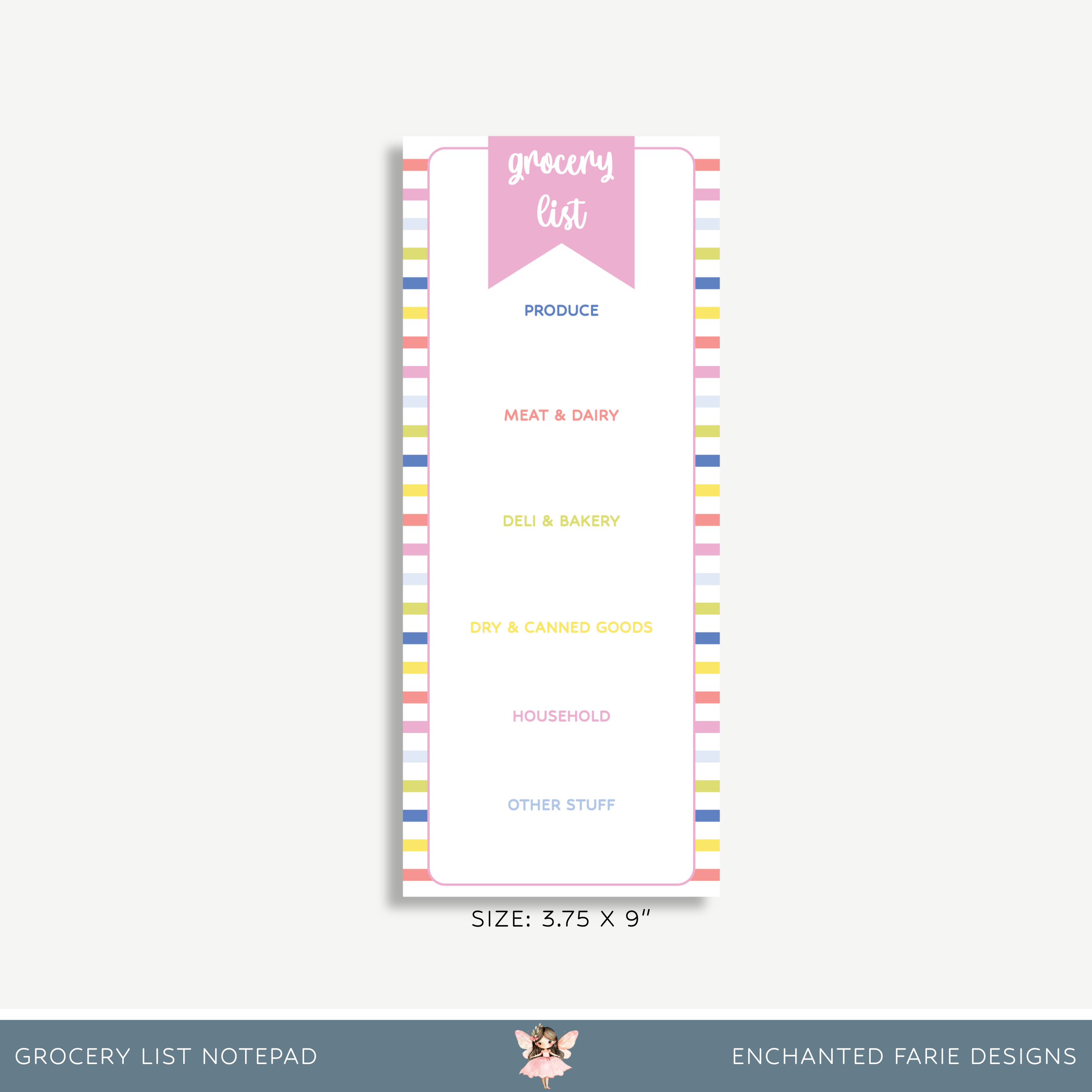 Enchanted Farie Designs - Wholesale Planner - The Ultimate Planner Set – Meal Plan, Grocery List & Weekly Planner ✨2