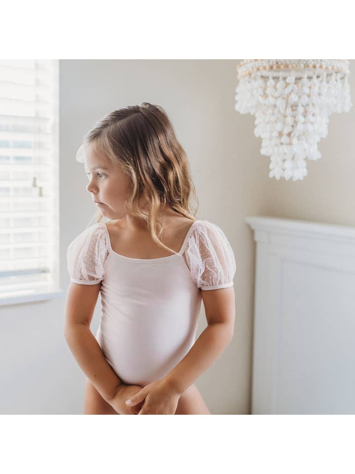 Cheeky Plum - Wholesale Leotard - Kids - Mesh Leotard - Pink Bliss