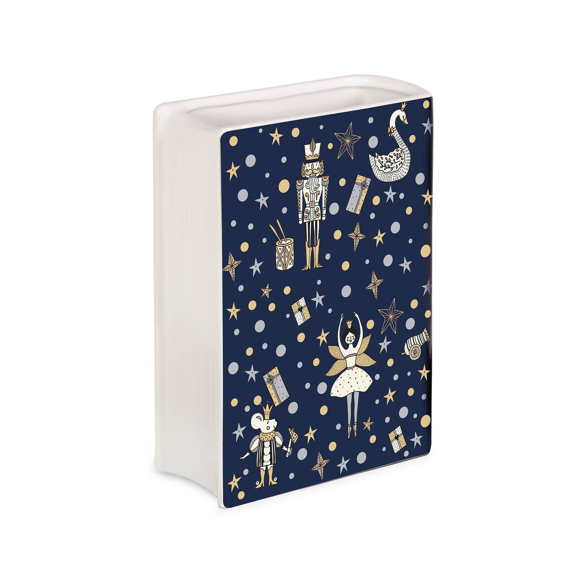 Steel Mill & Co UK – wholesale Vase – Small Book Vase, The Nutcracker1