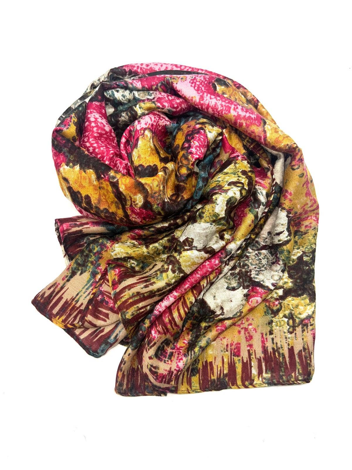 LINETA – wholesale Scarf – Women's – HH-316 Printed Scarf12