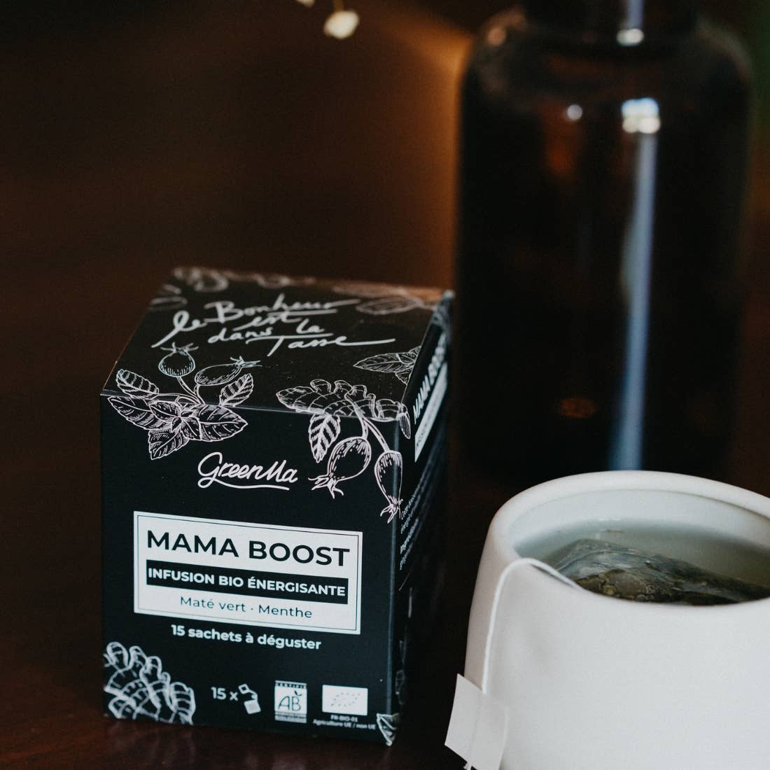 GreenMa - Wholesale Health/Detox Tea - Box of 15 bags of organic tea or infusions1