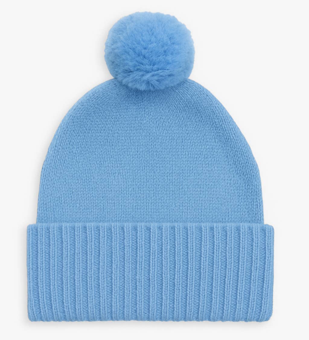 baby luno - Wholesale Beanie – Kids - baby luno 100% Cotton Knit Beanie - Baby Blue