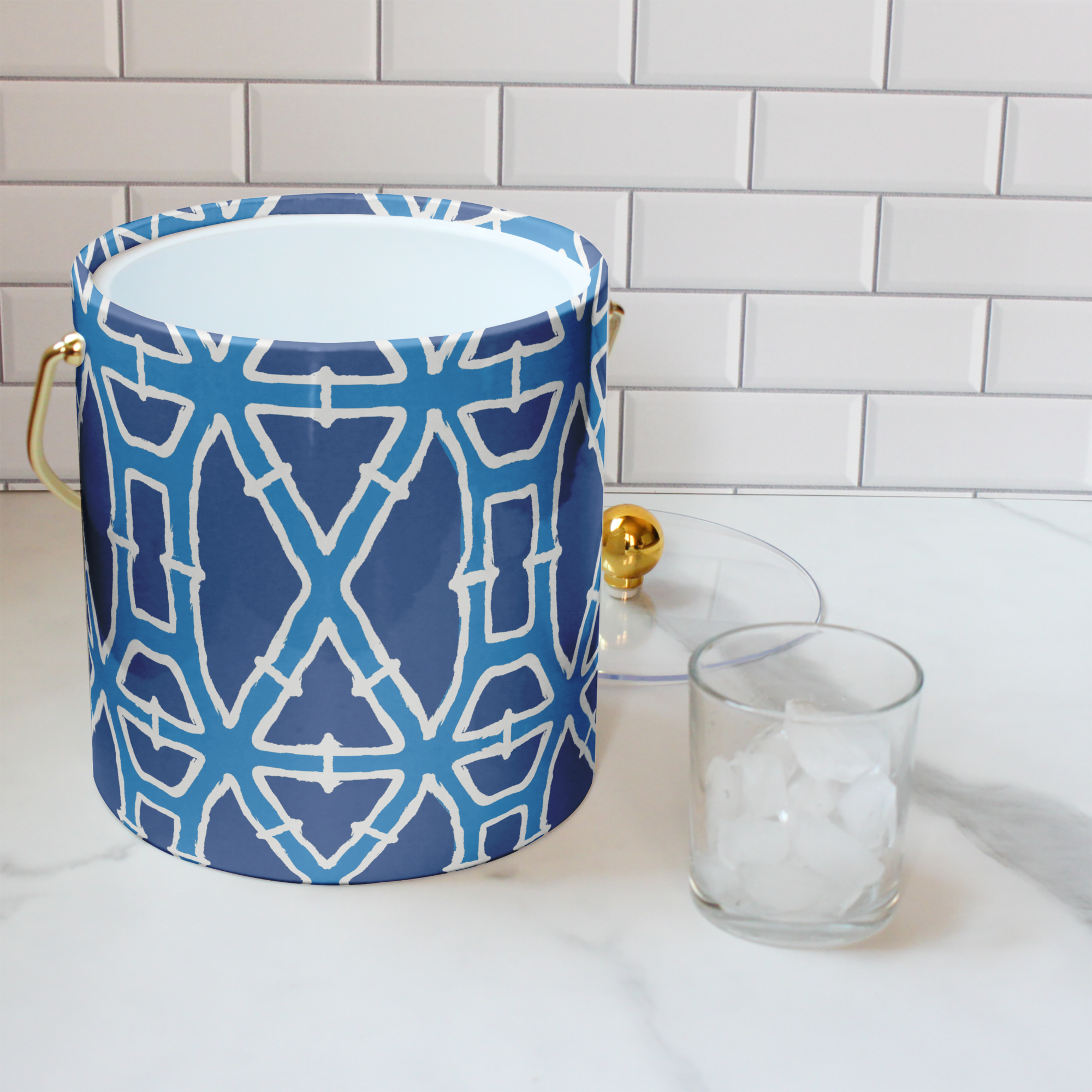Clairebella Personalized Gifts & Pillows - Wholesale Ice Bucket - Palm Beach Chic Ice Bucket | Insulated Bucket  | Wine Bucket3