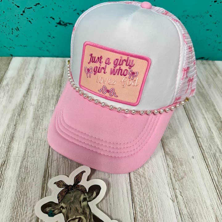 Crazy Heifers Wholesale - Wholesale Trucker Hat - Women's - Trucker Hat W/ Bow Print3