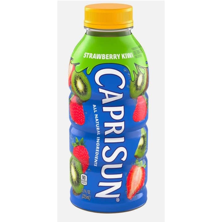 Grandpa Joe's Candy Shop – wholesale Fruit juice – Capri Sun Strawberry Kiwi 12oz Plastic, 12ct