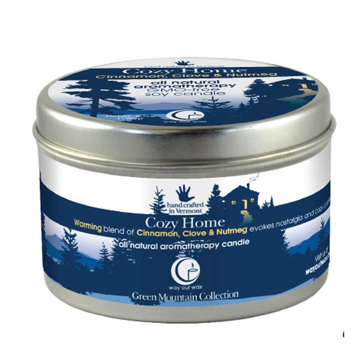 Cozy Home - Large Travel Tin for wholesale by Way Out Wax