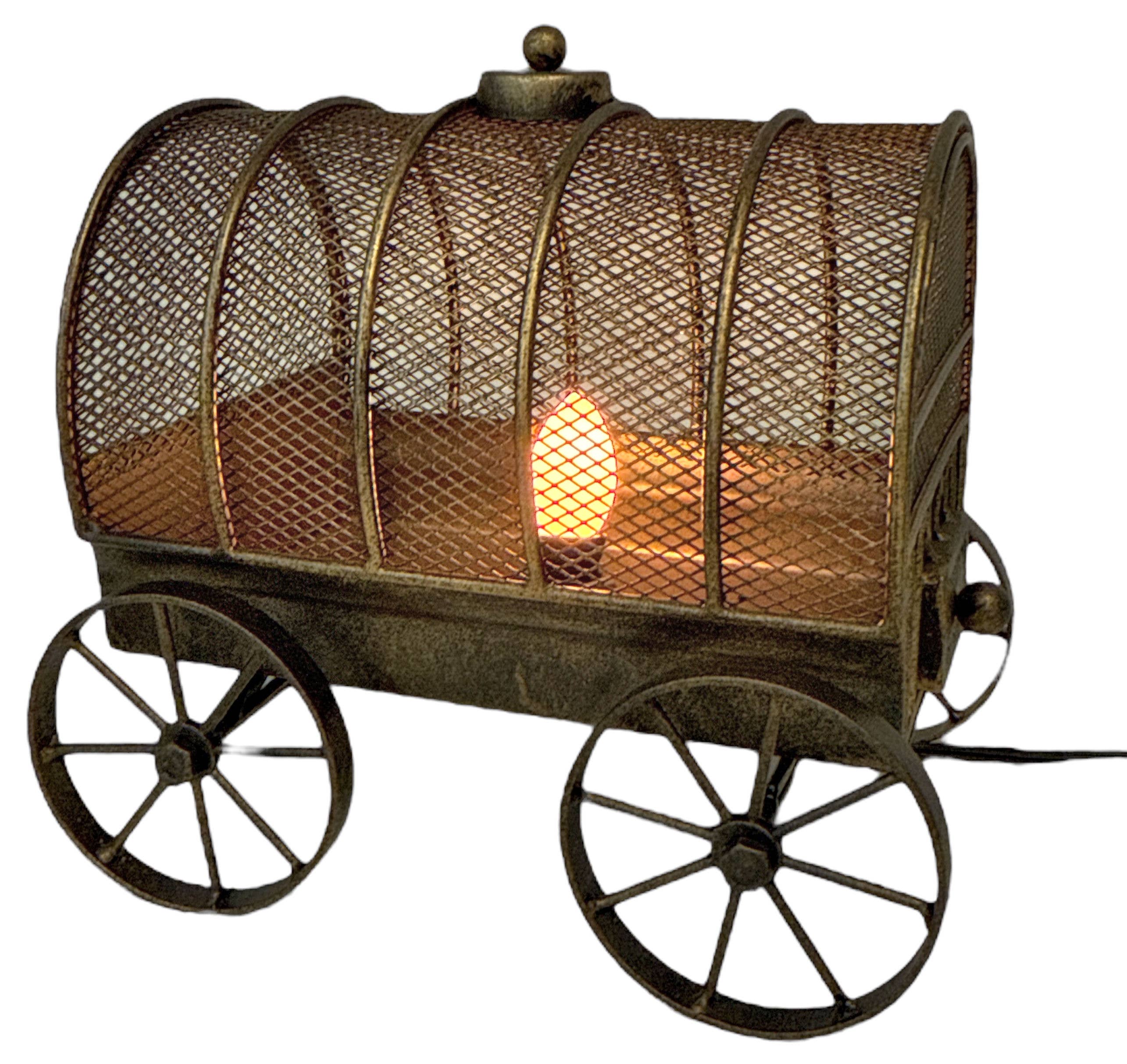 De Leon Collections - Wholesale Night Light - METAL WAGON NIGHT LIGHT2