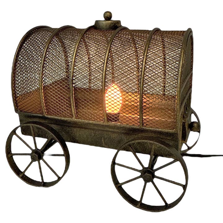 De Leon Collections - Wholesale Night Light - METAL WAGON NIGHT LIGHT2