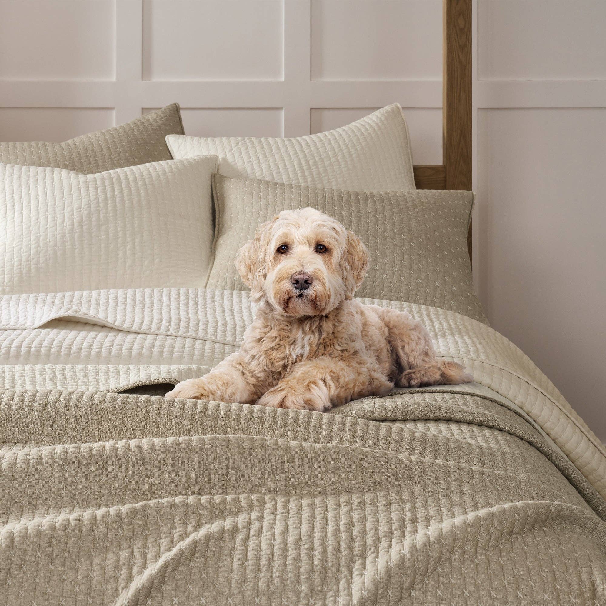 Levtex Home - Vente Parure de lit - Ensemble de couette en point de croix43