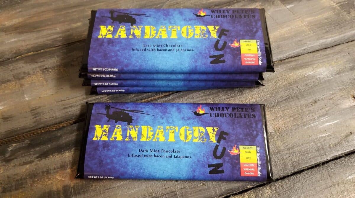 Willy Petes Chocolate Co – wholesale Chokladkaka – Obligatorisk rolig choklad2