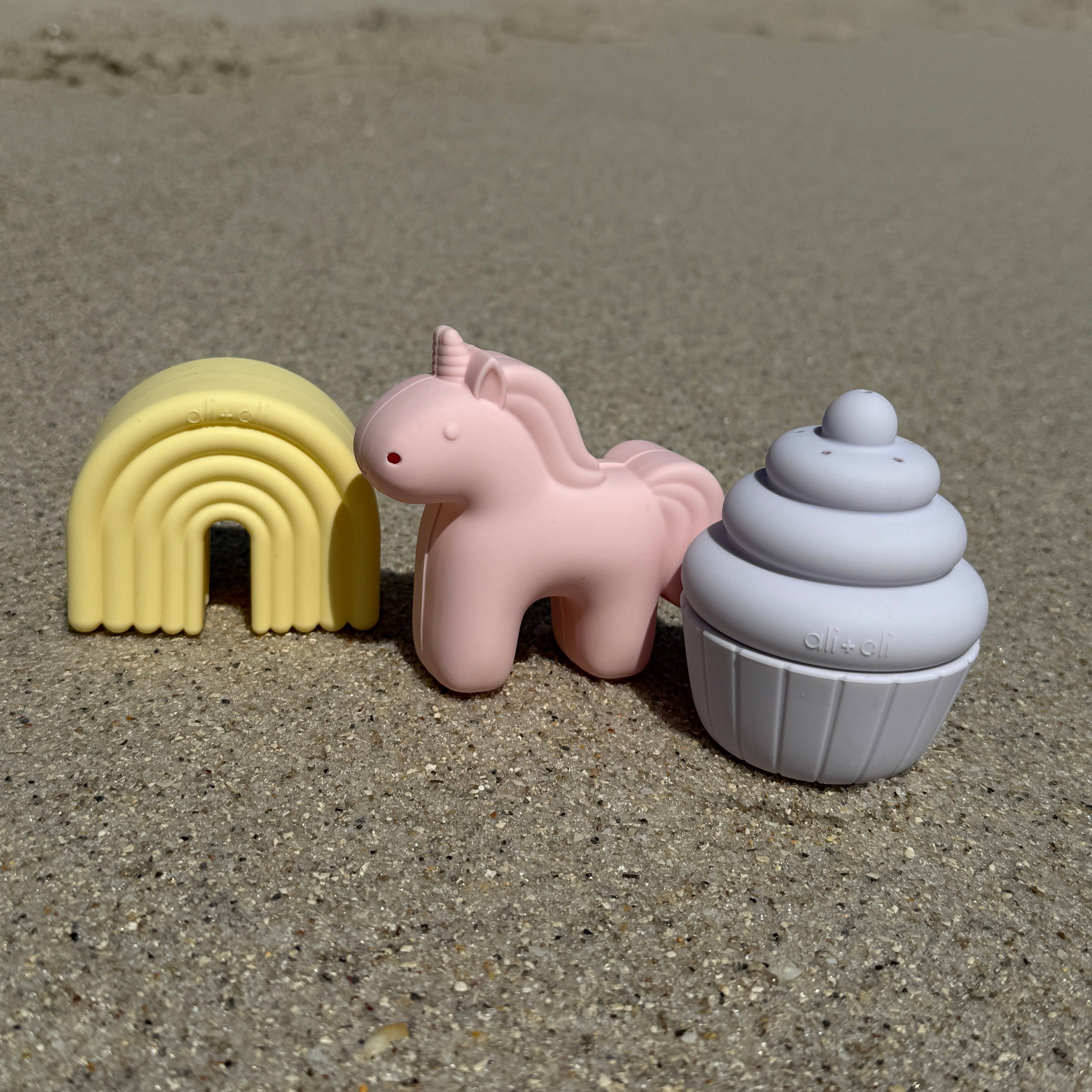 Ali+Oli - Wholesale Bath Toy - Baby - Ali+Oli Squirt Water Bath Toy Set (Unicorn Theme) Mold Free11