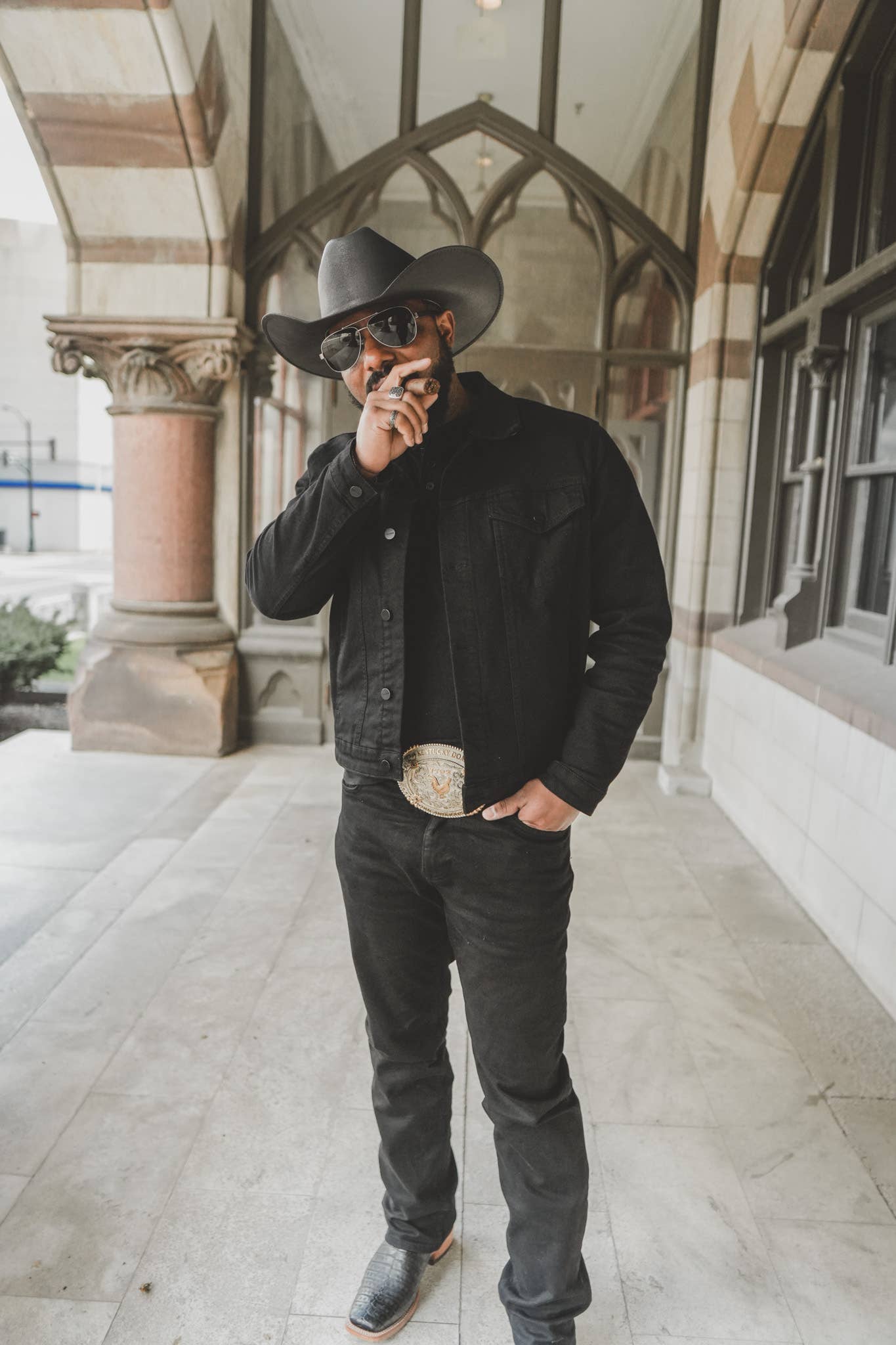 American Hat Makers - Venta al por mayor Sombrero cowboy - Unisex - Sombrero Vaquero Western de Lona y Algodón - Estilo Pioneer46