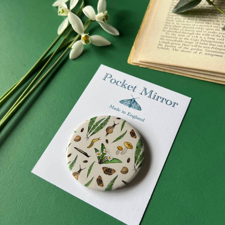 Tansy Moore - Wholesale Compact Mirror - Forest Floor Pocket Mirror3