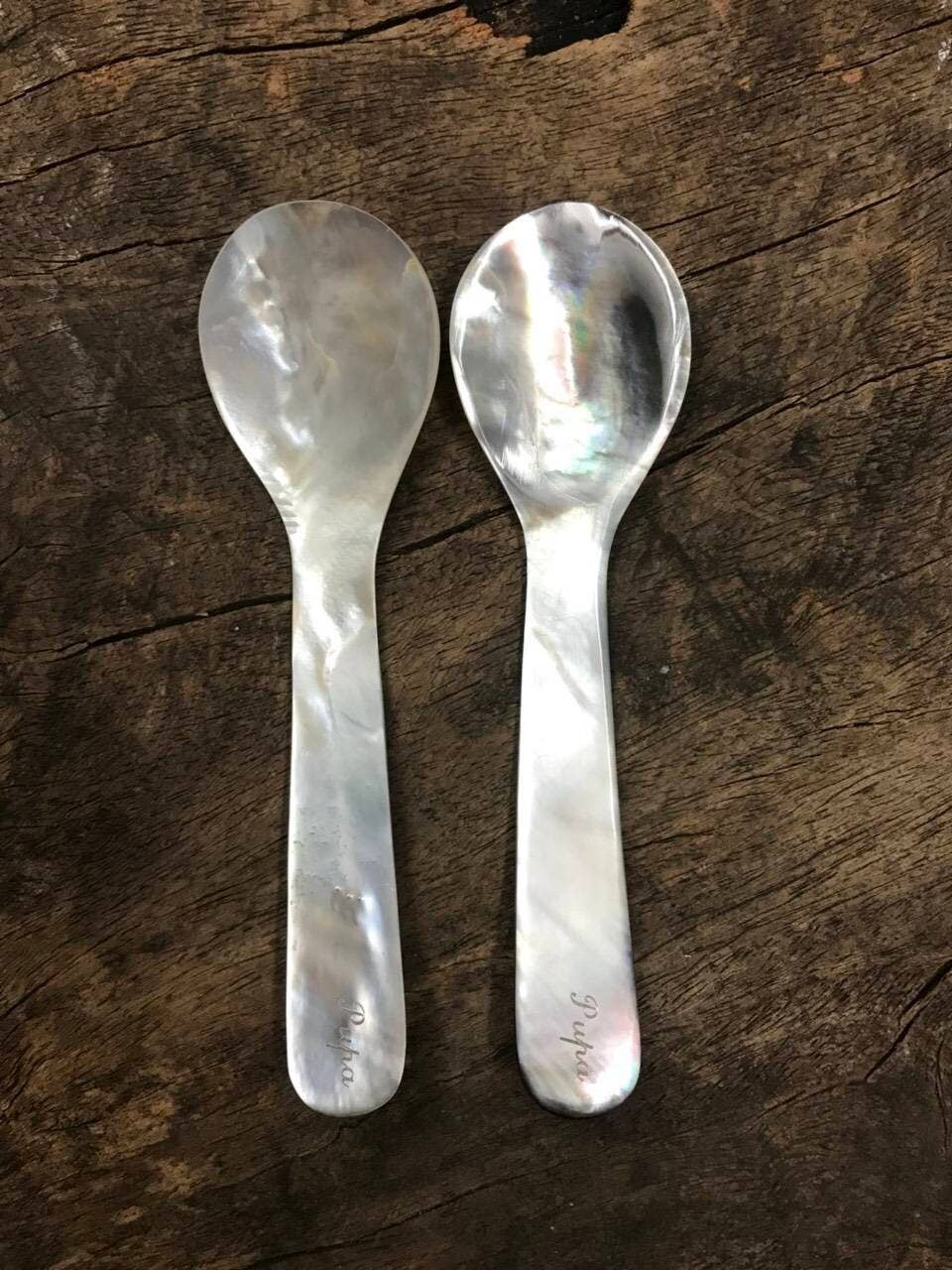 Hala Design - Wholesale Table Spoon (Cutlery) - Custom Oyster Caviar Spoon, Golden Oyster Caviar Spoon4