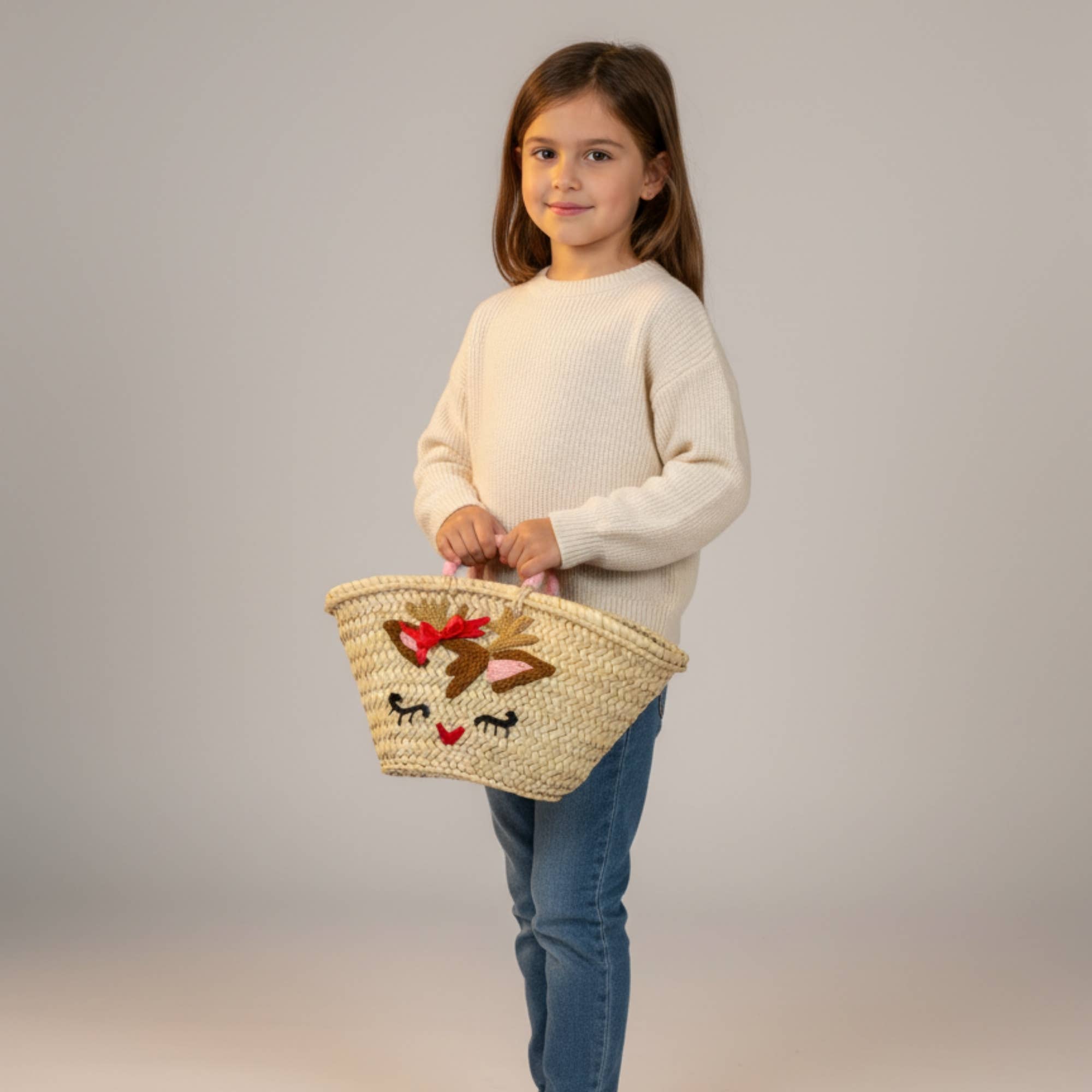 Melecraft – Großhandel Weihnachtsschmuck – Weihnachtsdekor-Korb – Geflochtene Palmblatt-Tasche5