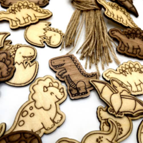 Baby Dino - Assorted Wooden Magnets for wholesale by Restore & Decor