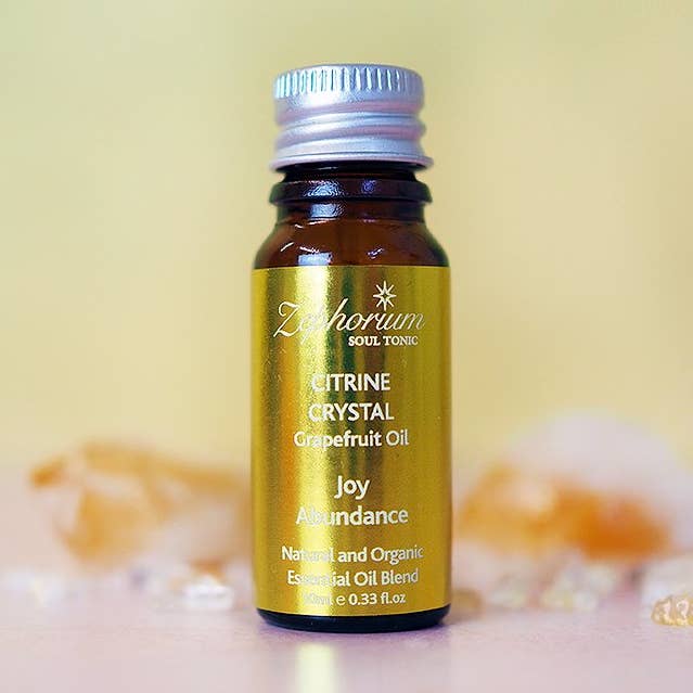 Miscela di oli essenziali di olio di pompelmo Joy & Abundance per la vendita all'ingrosso da parte di Zephorium Soul Tonic