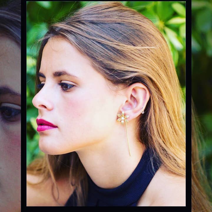 Pendientes Dama Perla para venta al por mayor de Thbytamarahidalgo