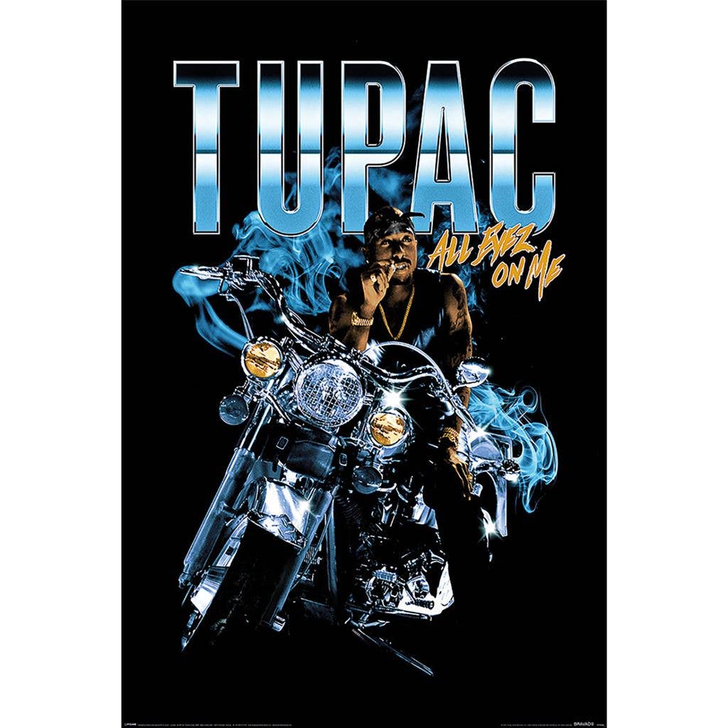 Pyramid International - Wholesale Poster - Tupac Shakur (All Eyez Motorcycle) 61 x 91.5cm0