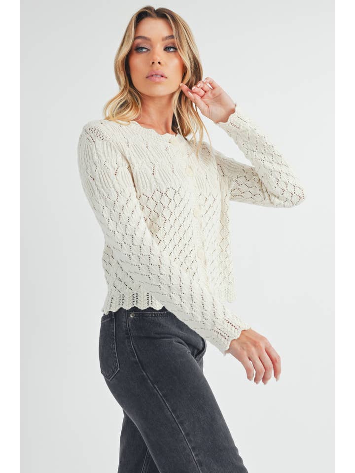 Ivory 3213EK Yvonne Cardigan 2 for wholesale on Faire