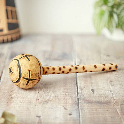 Kenyan Gourd Shaker for wholesale by Carved Culture