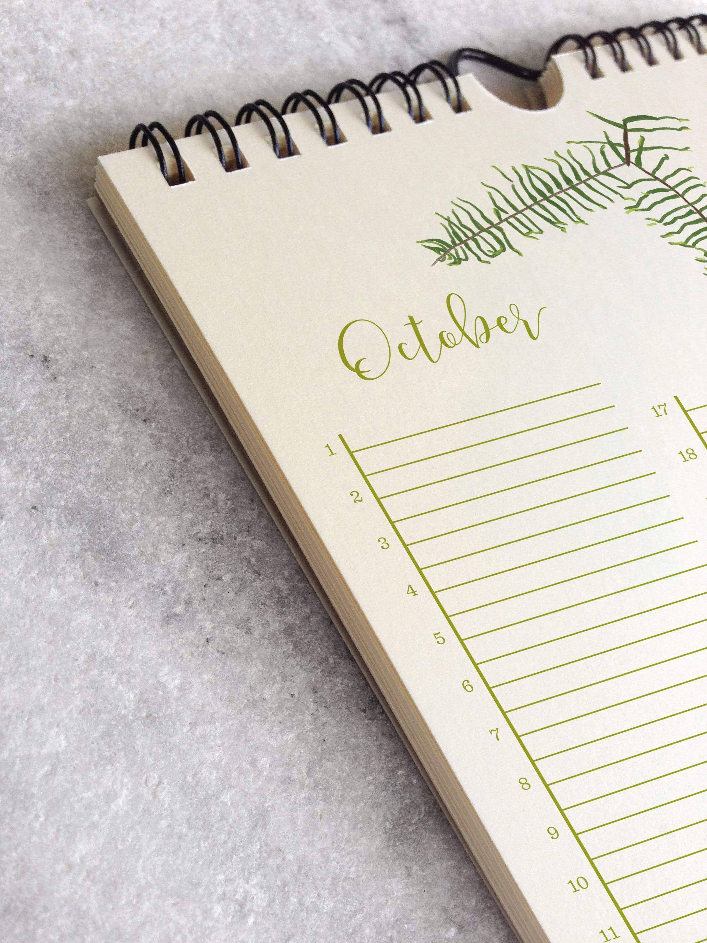 Favorite Story - Wholesale Calendar - Celebration Calendar, Ferns3