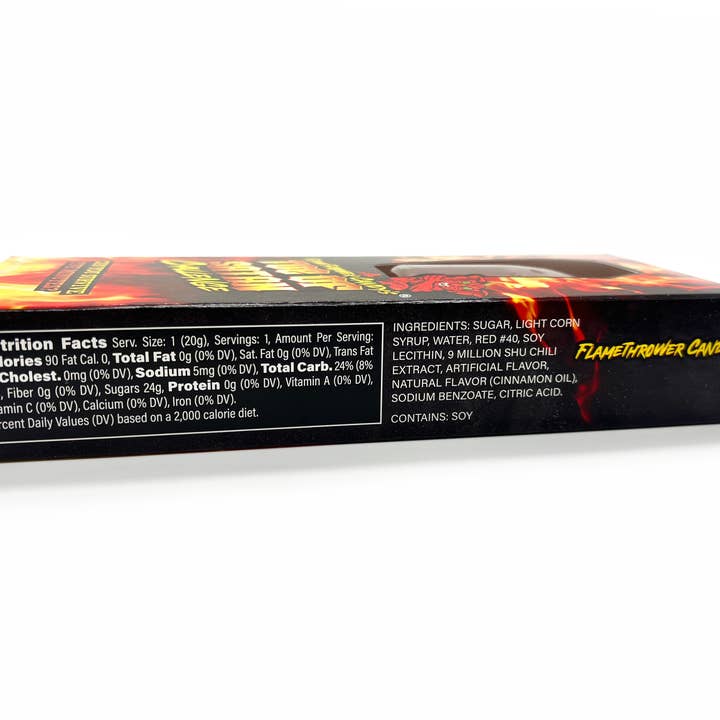 Mikey V's Foods – Großhandel Weingummi – Flammenwerfer Candys Herausforderung „Toes of Satan“