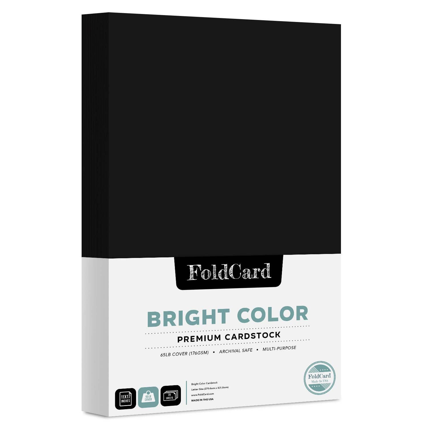 Fine Cardstock - Wholesale Craft Supplies - Premium Quality Bright Color Cardstock: 11 x 17 - 50 Sheets1