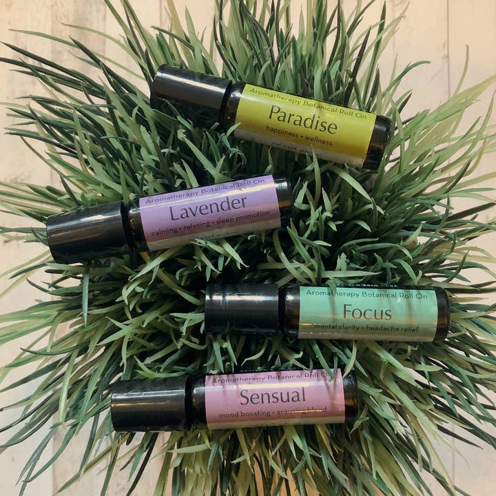 Essential Oil Aromatherapy Roll On Perfume for wholesale by Halo Artisan Skin Care
