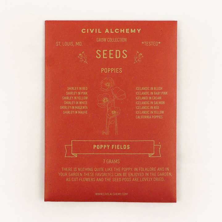 Civil Alchemy - Wholesale Plant Seeds - Poppies Seed Mix0